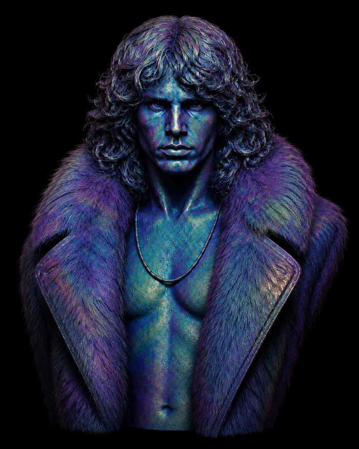 JIM MORRISON — SCULPTURE